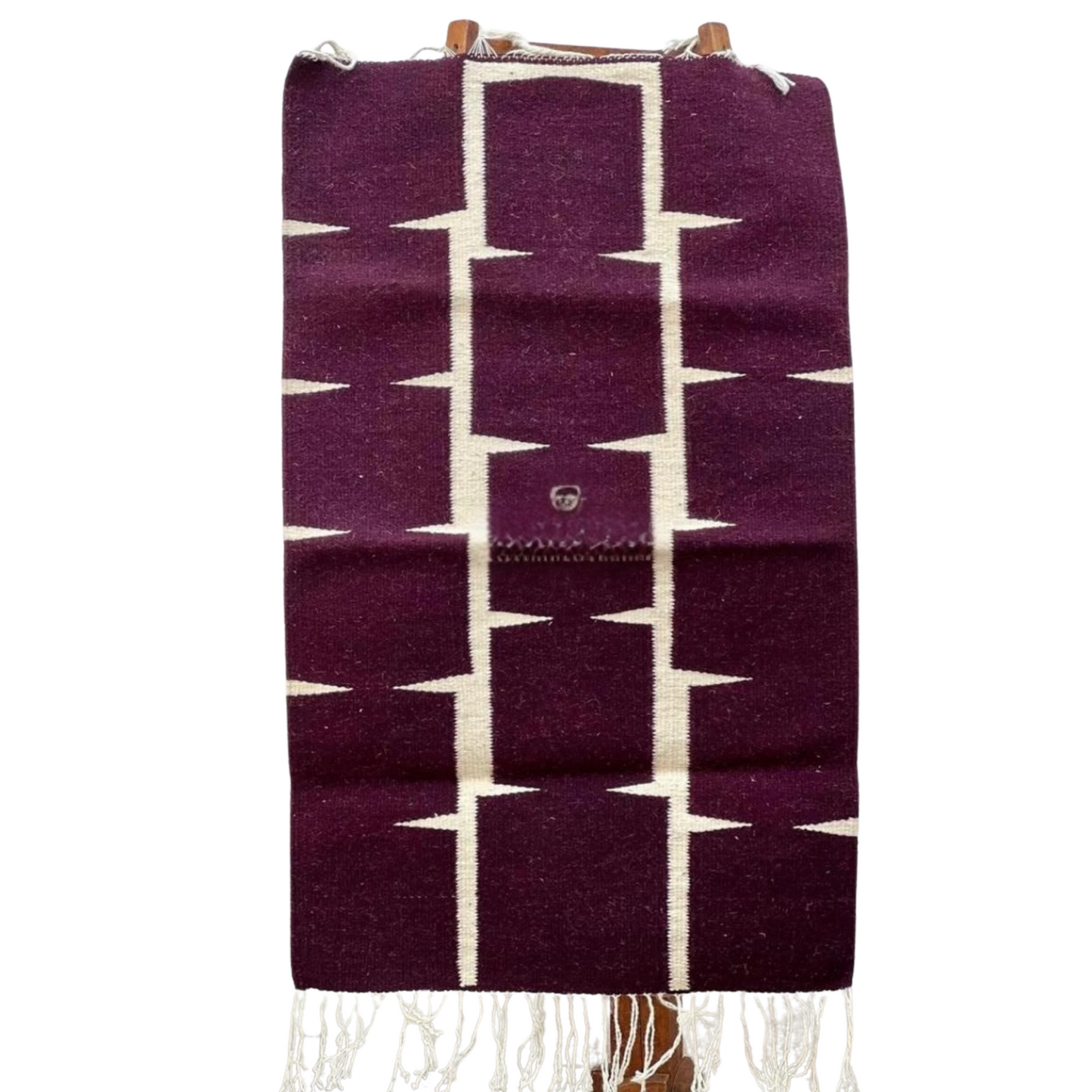 Burgundy Wool Rug