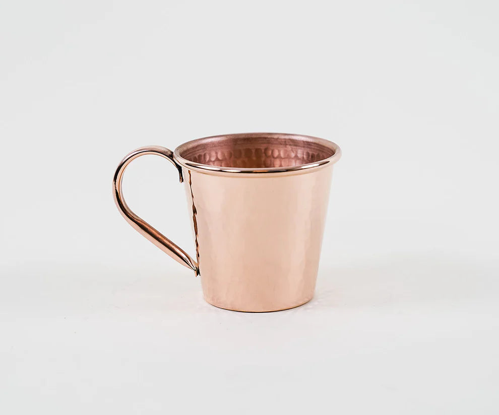 Hand-Hammered Copper Mugs