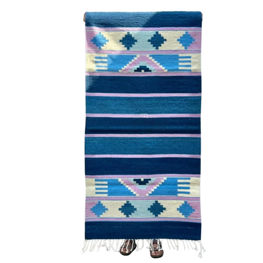 Blue Wool Rug