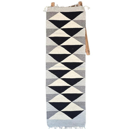 Black & White Wool Rug