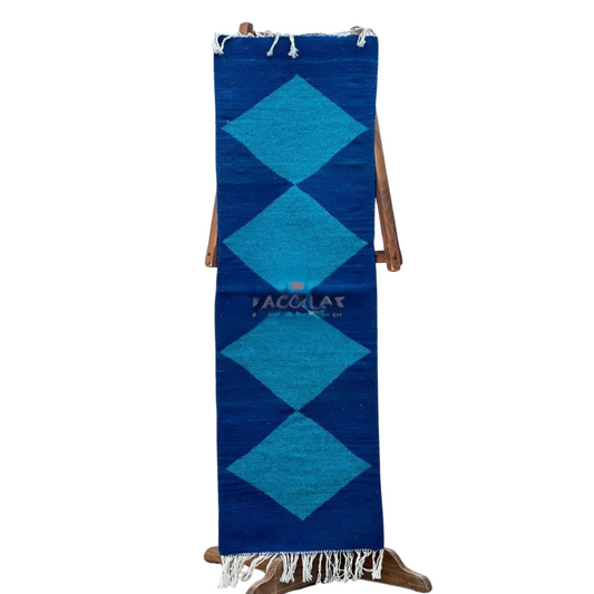 Cyan Wool Rug