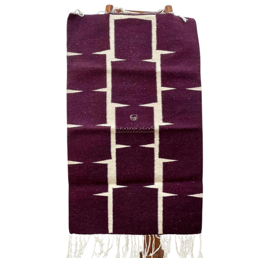 Burgundy Wool Rug