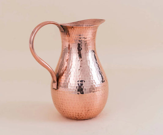 Copper Pitcher with Handle