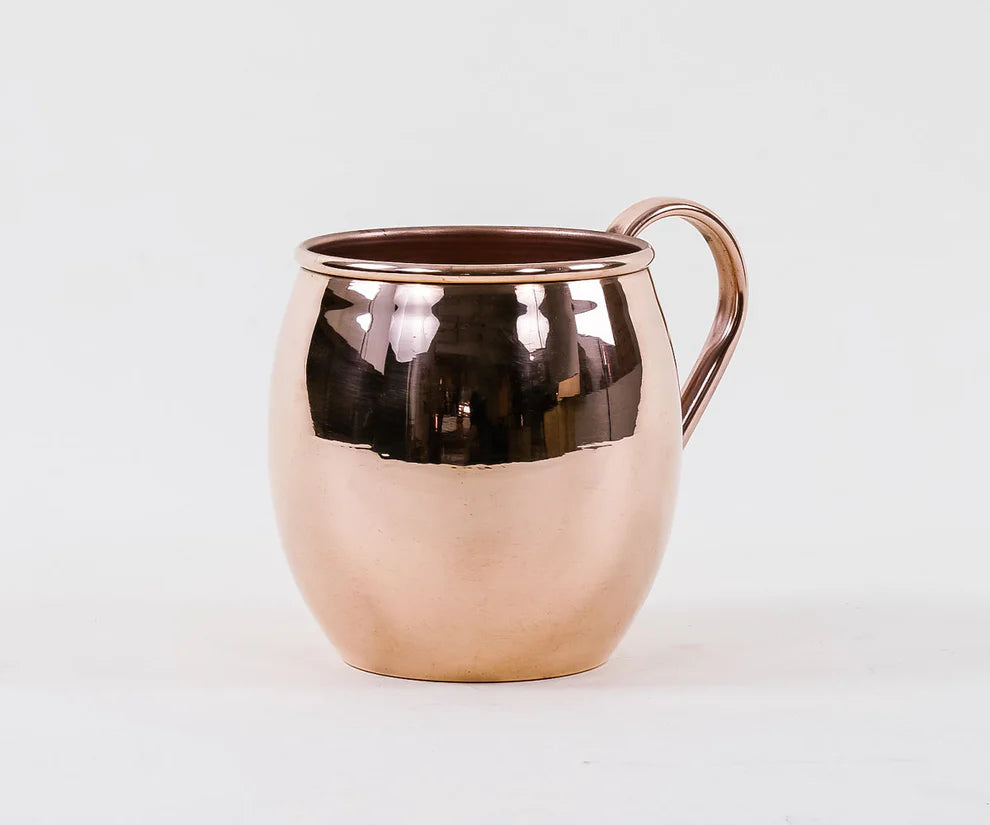 Smooth Copper Moscow Mule Mugs